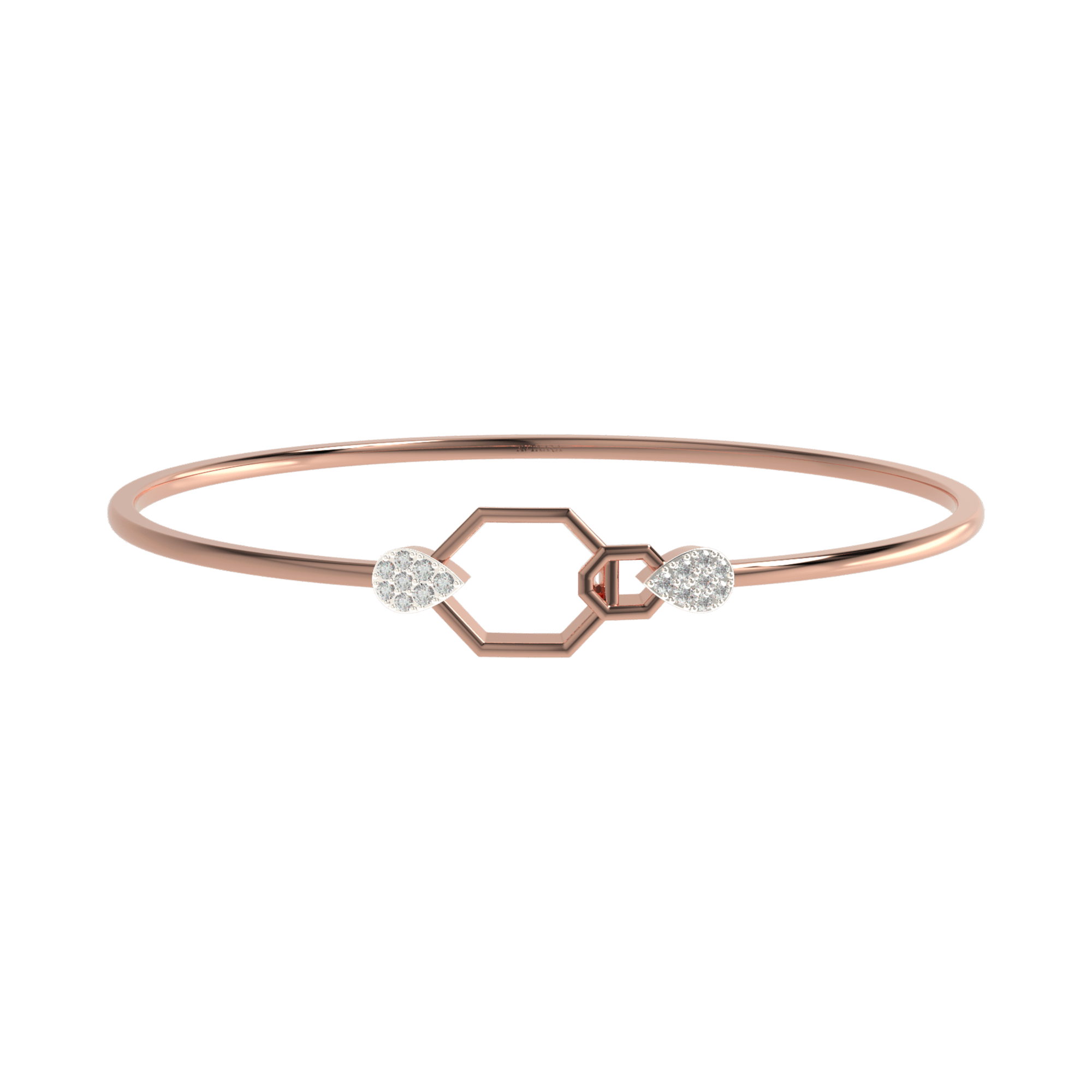 Rose Gold Kada Design | Buy Diamond 