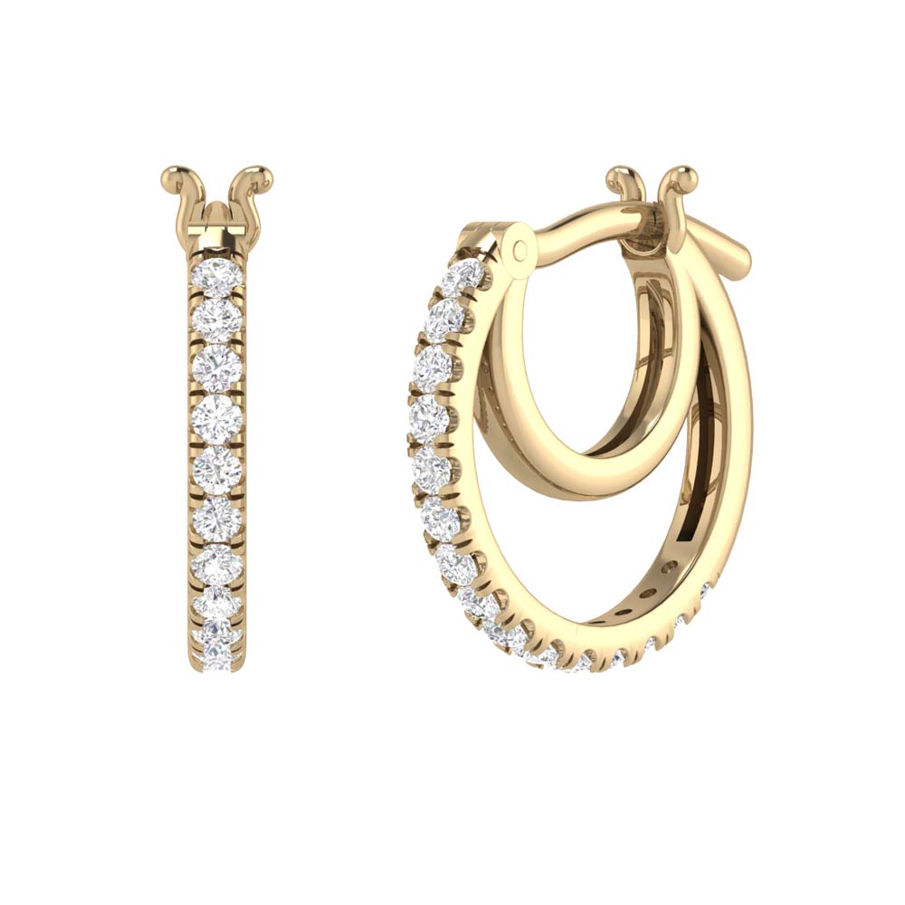 Hidden Hoop Earrings - Avtaara Jewelcarnation | Online Jewellery ...