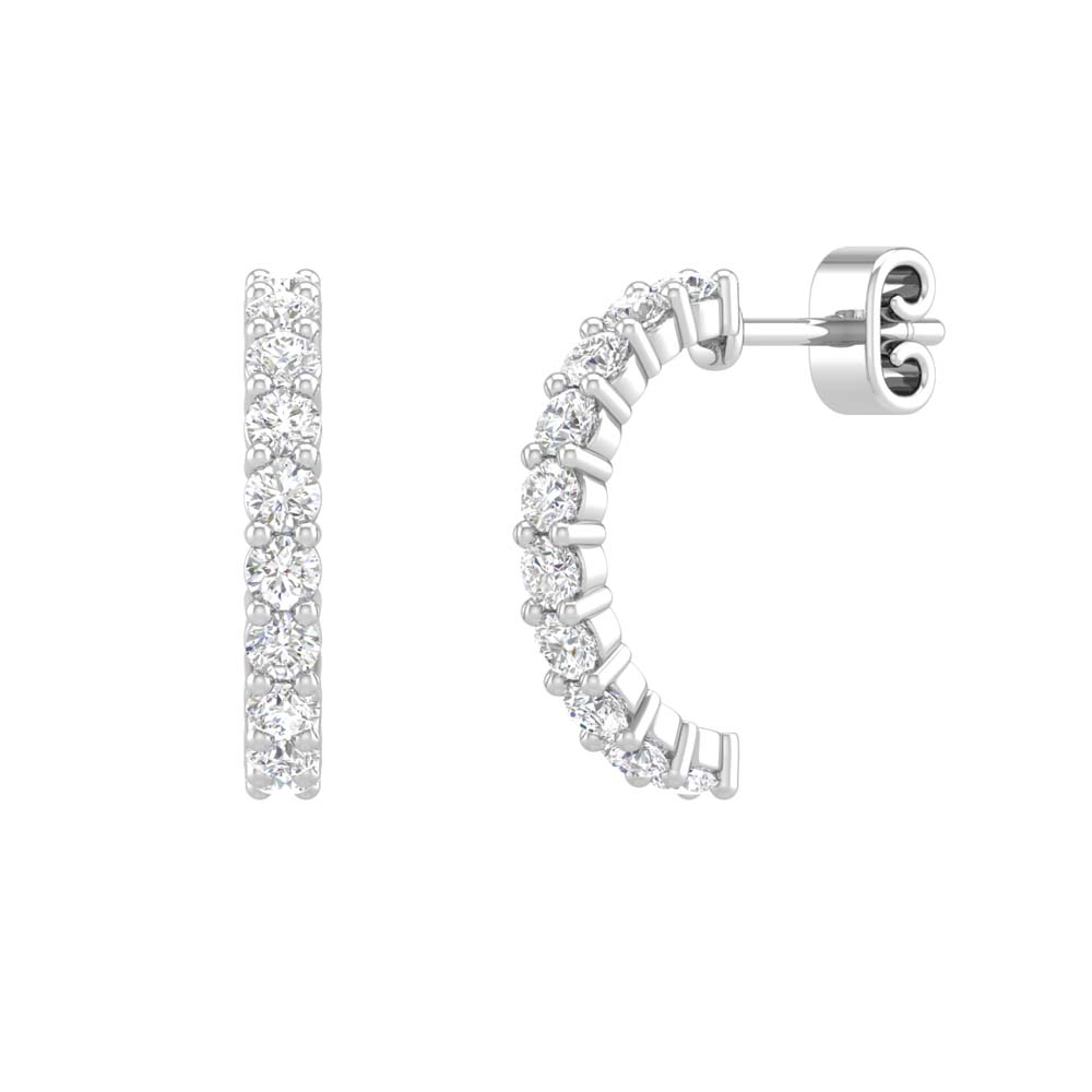 Half Hoop Earrings - Avtaara Jewelcarnation | Online Jewellery Shopping ...