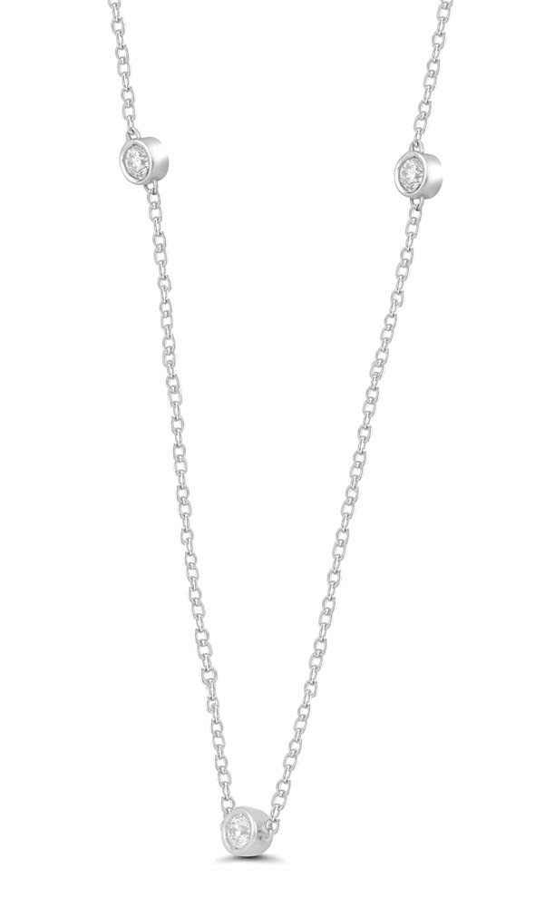 Solitaire station necklace - Avtaara Jewelcarnation | Online Jewellery ...