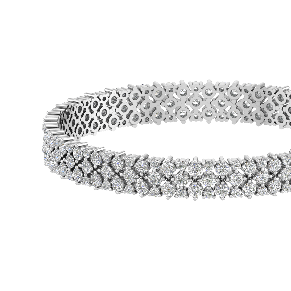 Scintillating Diamond Bracelet (3.00 mm) - Rossia Jewels